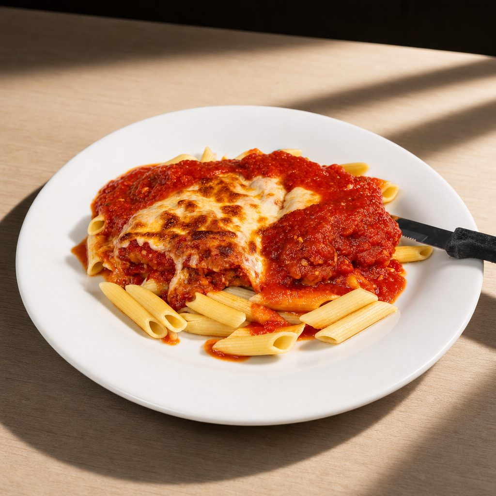 Chicken Parmigiana.
