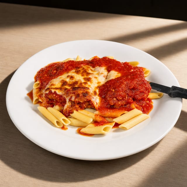 Chicken Parmigiana.